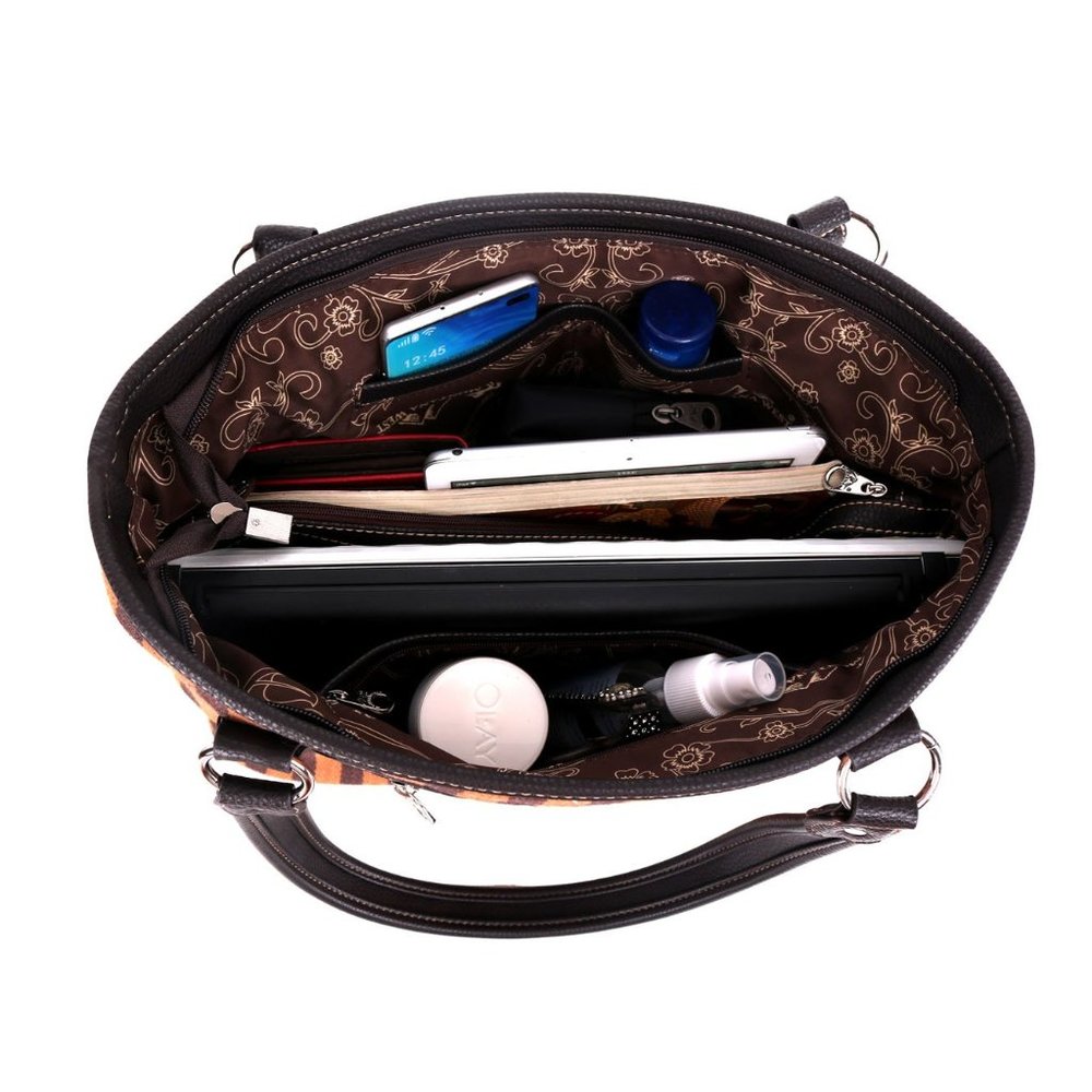 MONTANA WEST Aztec Print Western Tote Bag Purse - Picture 6 of 6